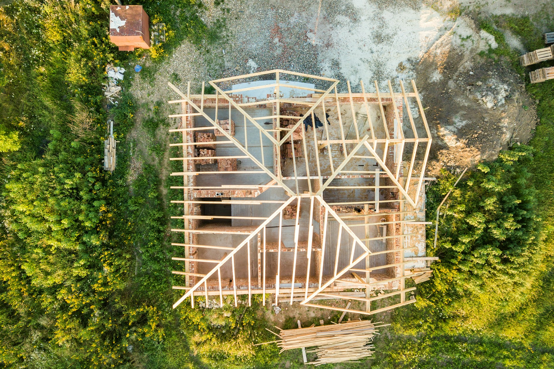 House being built